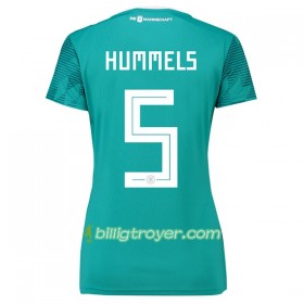 Billige Fotballdrakter Tyskland Hummels 5 Dame VM 2018 Bortedraktsett